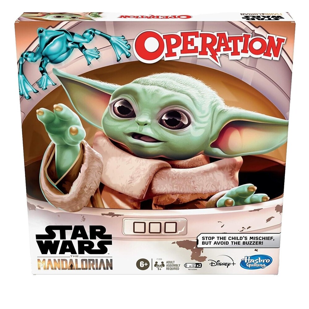 Hasbro Star Wars Operation The Mandalorian Grogu Edition Game Board - F1256